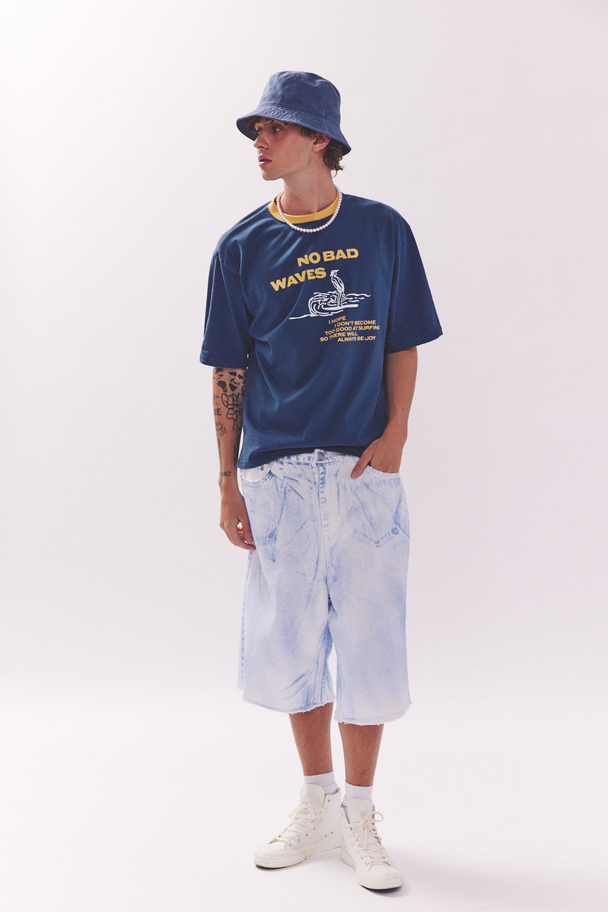 No Bad Waves Ringer Tee